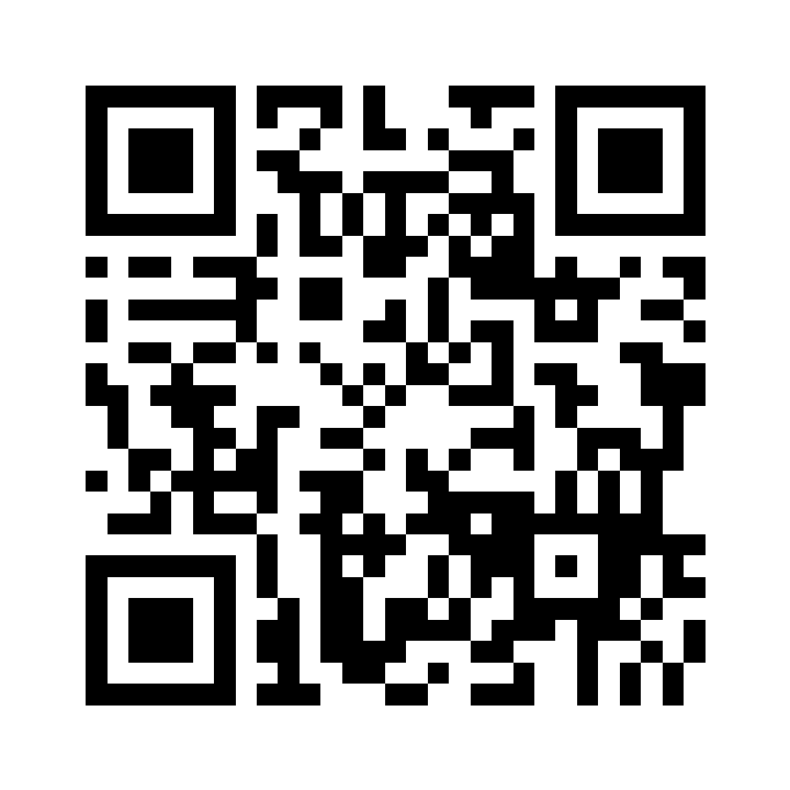 QR code for the online presentation